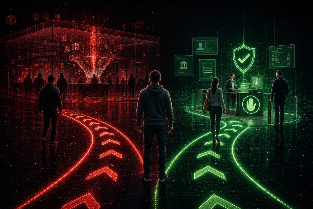 Учебная схема инвестиционной платформы: анонимная витрина и путь к проверке домена и юрлица
